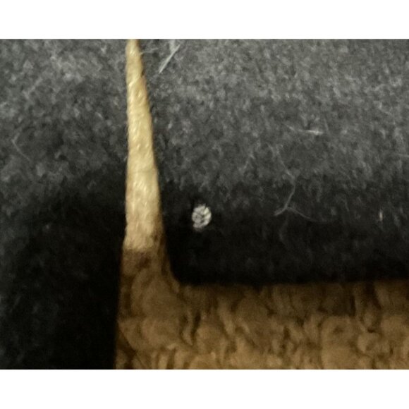 Lauren Ralph Lauren Overcoat Size 44L Cashmere Wool Blend Long Black Mens - Picture 7 of 7